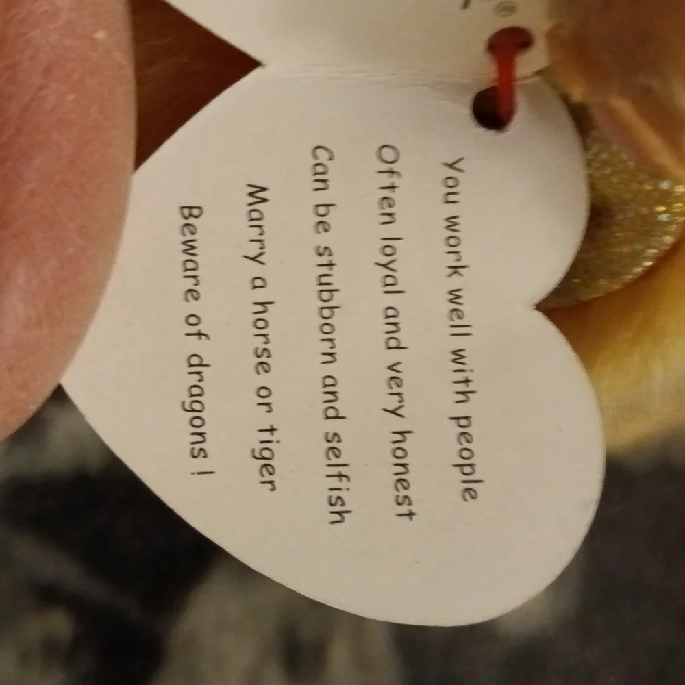 Ty Zodiac Collection "Dog" - Picture 5 of 8